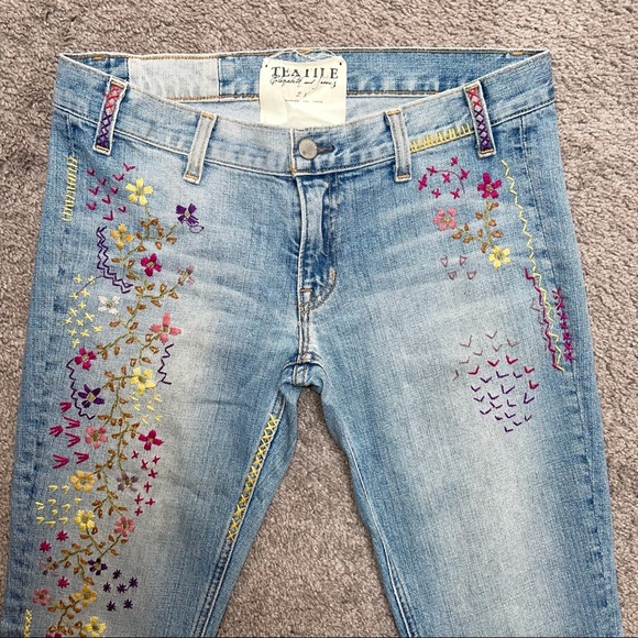 Elizabeth and James Textile Jimi Hendrix Flare Jea - Picture 6 of 13